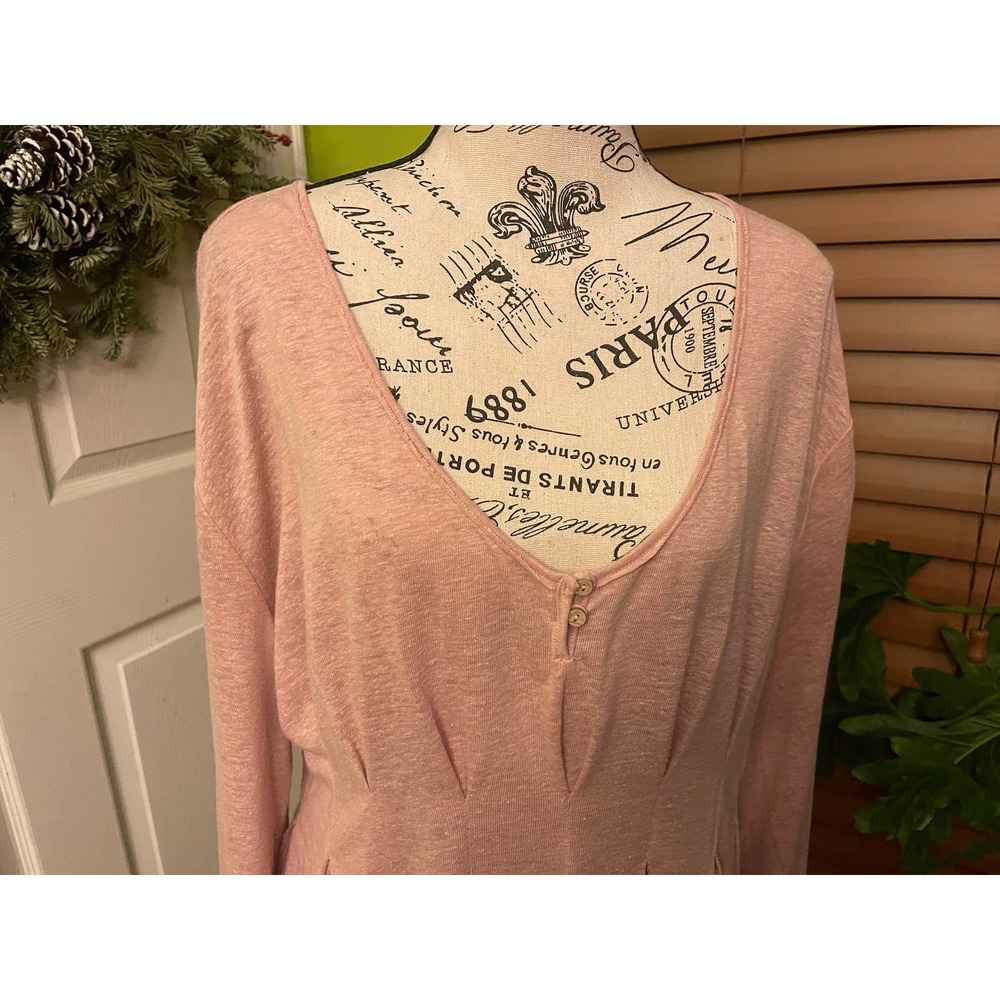 Free People's beach cover up, peach, xs